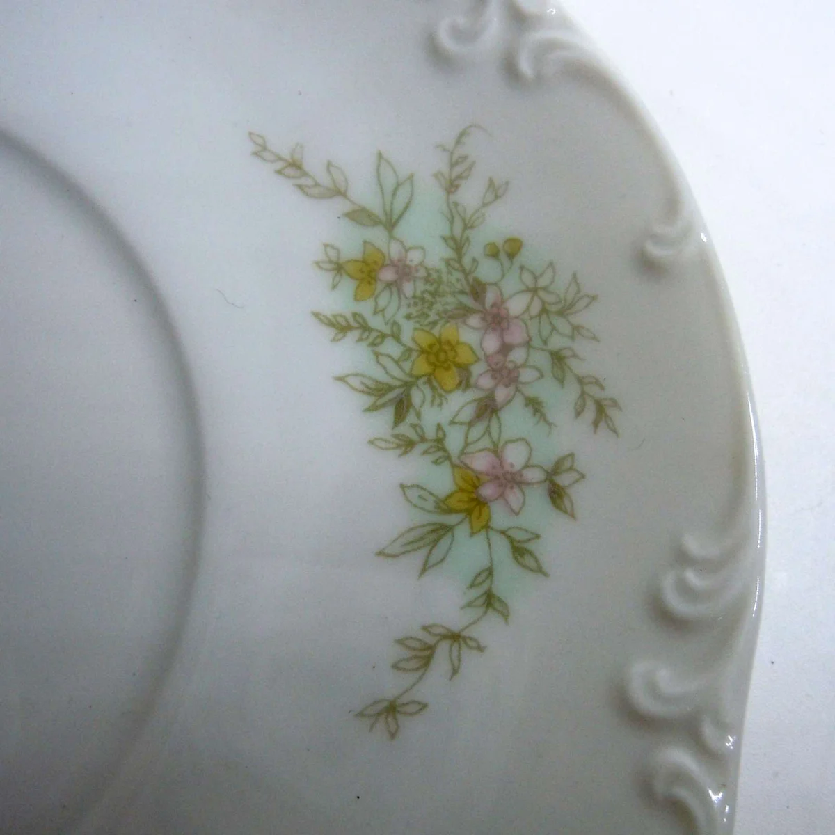Rosenthal - Monbijou Grüne Ranke - Köngskuchenplatte - L 35,5 cm