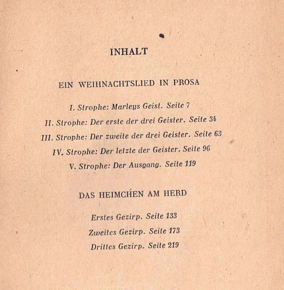 Charles Dickens "Weihnachtsgeschichten" von 1947