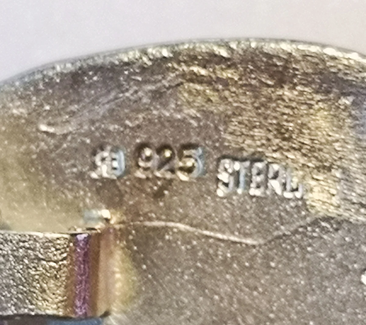Faszinierendes 925 Silber Schmuckstück - Modernist Brosche / Anhänger um 1960