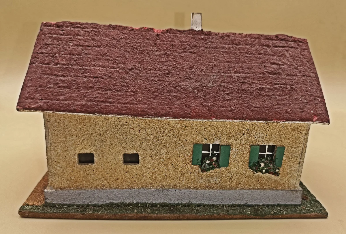 Vau-Pe Nr. ? Haus 50er  - Original Modellhaus H0 - Handgefertigt aus Naturmaterialien (3)