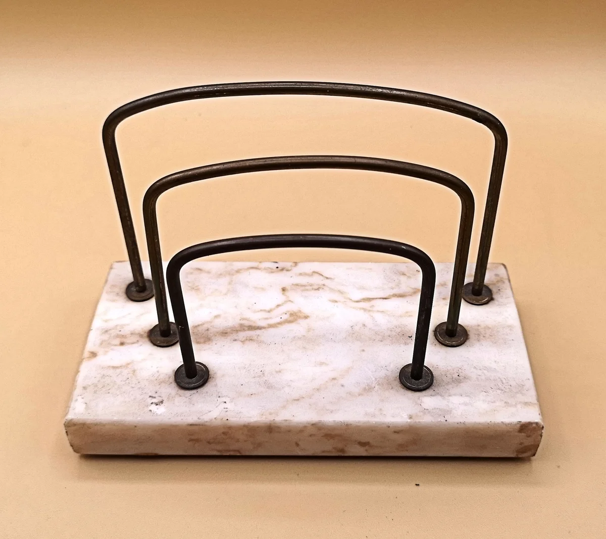 Marmor weiß Briefhalter Briefständer Dokumentenhalter um 1910