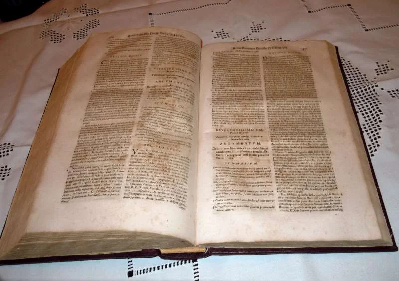 Original Römische ROTA 1649 – Katholischer Kirchen- & Juristen-Schatz aus dem Vatikan