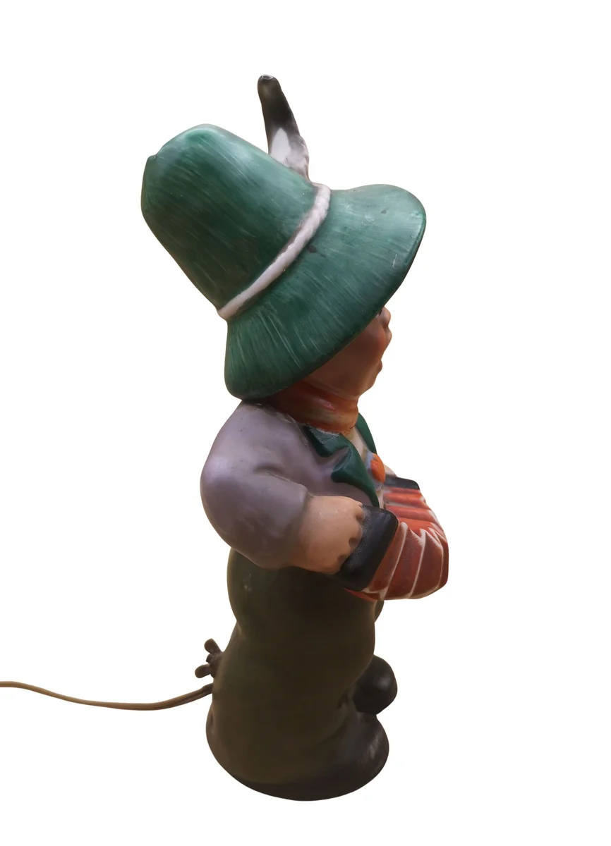 Antiker Goebel Rauchverzehrer Junge mit Ziehharmonika – Hummel-Stil TMK-2 (1950er)