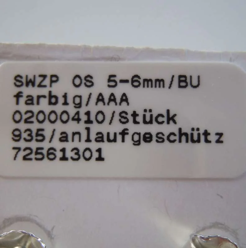 Paar Ohrstecker Süßwasser Zuchtperle 935 Silber  #12/ 5-6 mm / goldbraun 1