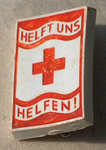 WHW Original Abzeichen Rotes Kreuz Helft uns helfen