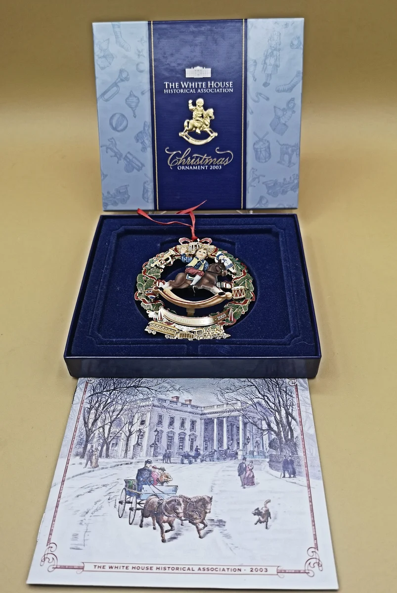 USA Weihnachtsschmuck Christbaumschmuck White House Christmas Ornament 2003