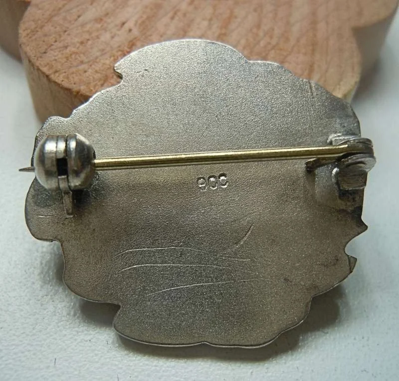 Jugendstil Libellen Brosche um 1920 aus 900er Silber