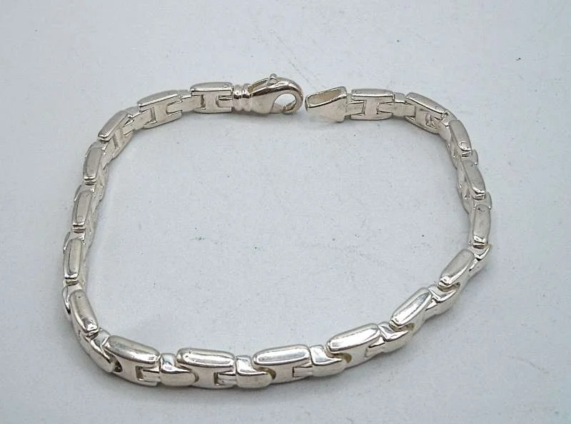 Attraktives 925 Silber Fantasie H- Armband neu