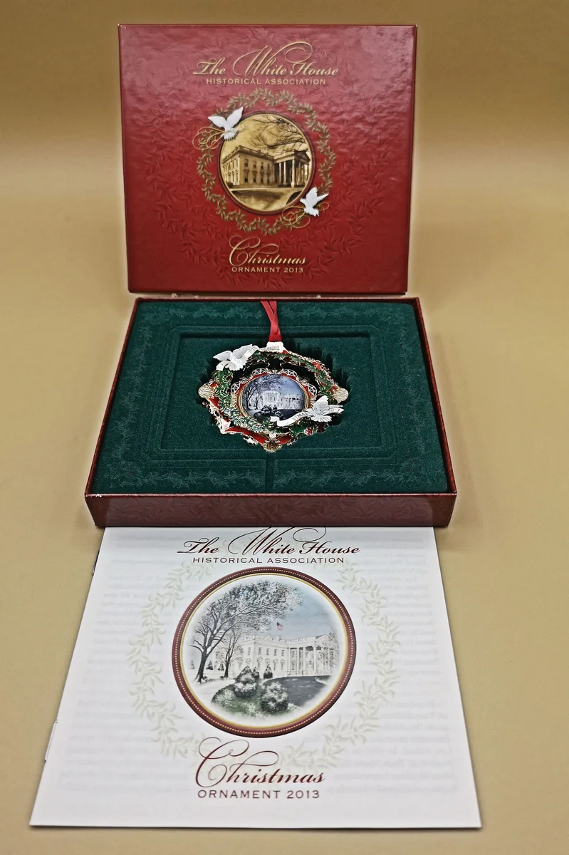 USA Weihnachtsschmuck Christbaumschmuck White House Christmas Ornament 2013