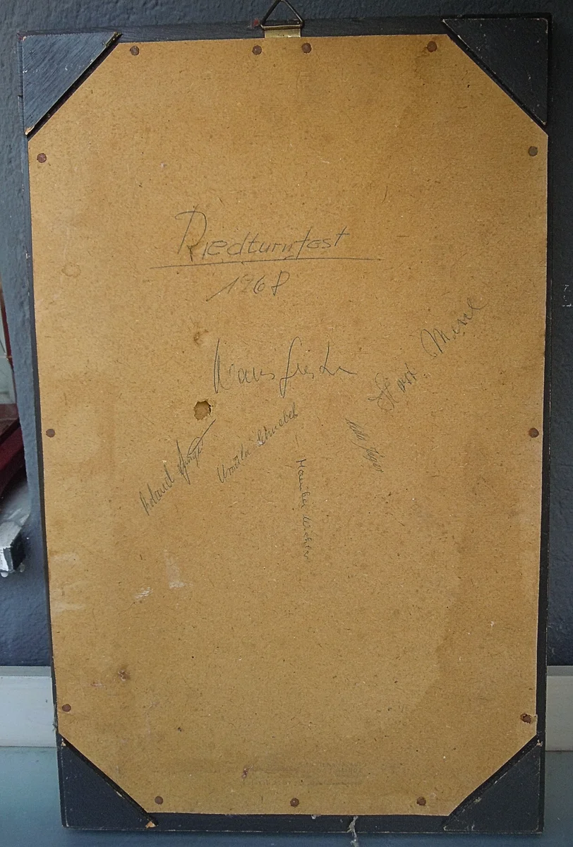 Turnvater Jahn Riedturnfest 1968 30x47 cm - 1968