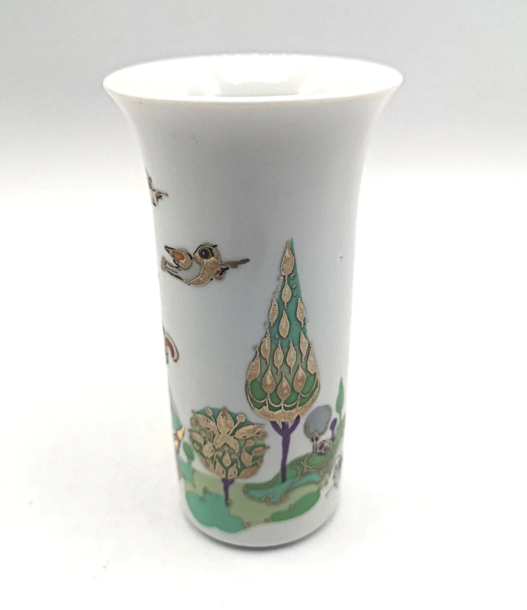 Rosenthal Studio-linie  kleine Vase von Björn Wiinblad Höhe 10 cm
