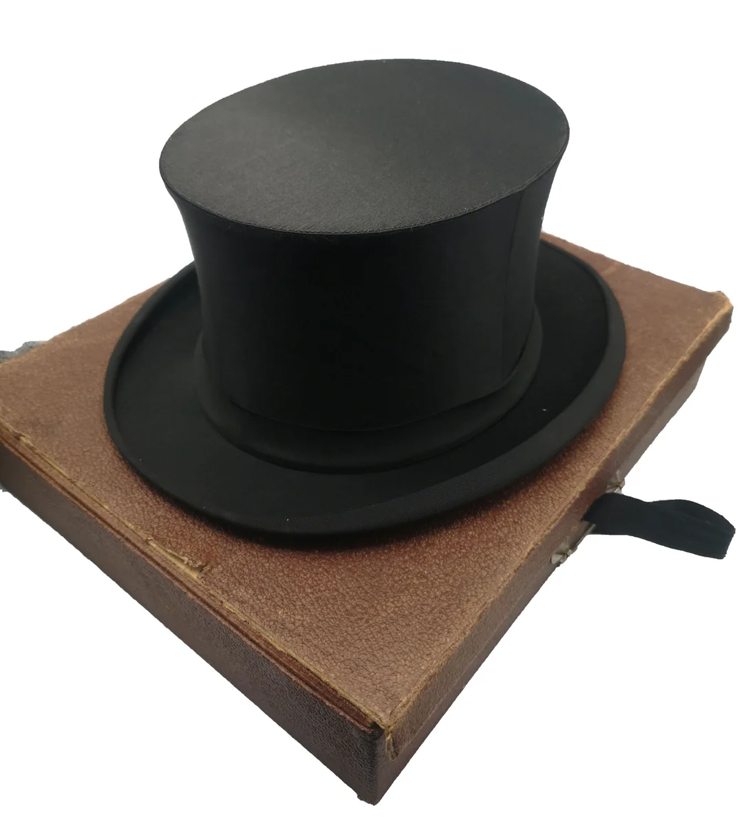 Antiker Seiden Glanz Zylinder um 1920 HG 57,5  Chapeau Claque Klapphut