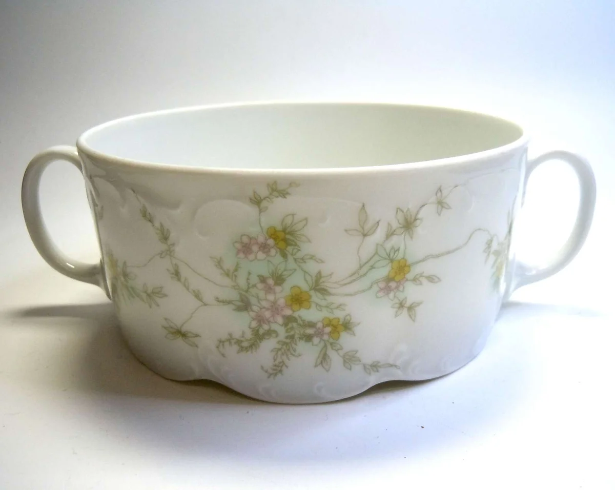 Rosenthal - Monbijou Grüne Ranke - Suppentasse - D 11 cm
