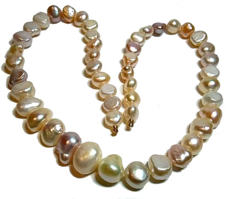 Wechselschließensystem Collier Barockperle weiß 4