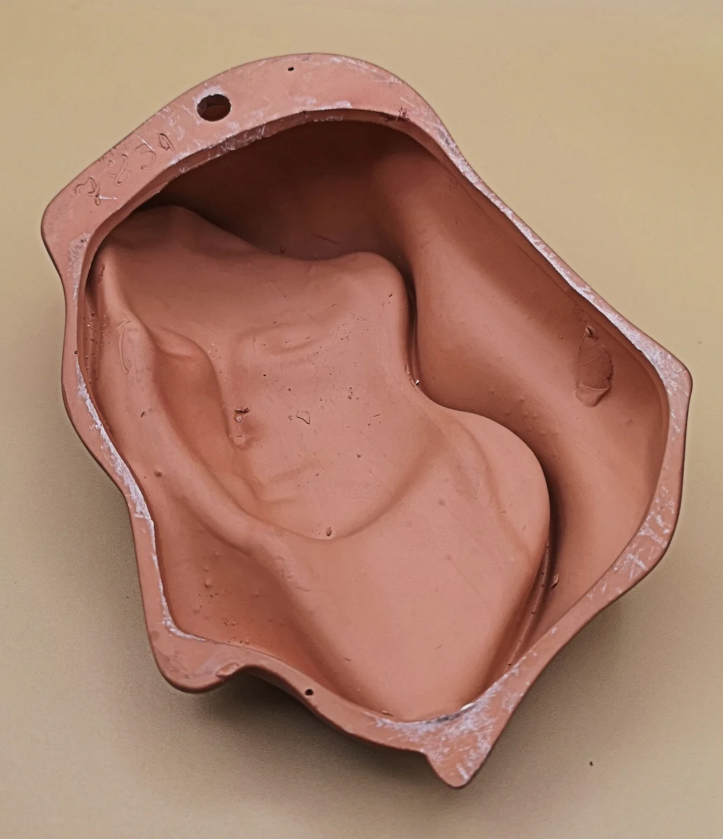 Goldscheider Terracotta Wandmaske Madonna Nr. 7831 - Adolf Prischl 1937