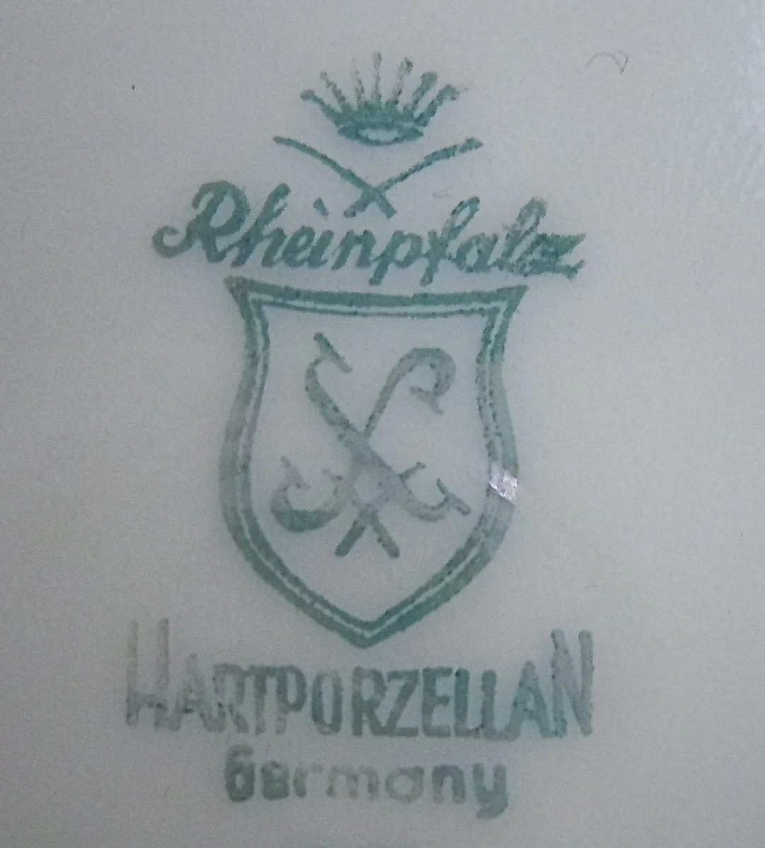 Rheinpfalz Hartporzellan Sammler Gedeck ROSA - 50er Jahre