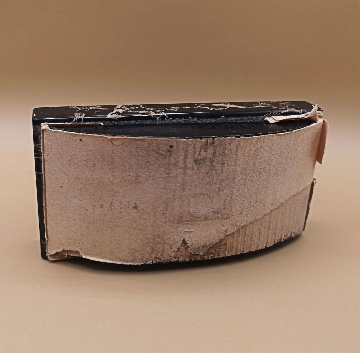Nero Portoro Schreibtischgarnitur - Tintenfaß - Briefhalter - Löschwiege um 1920