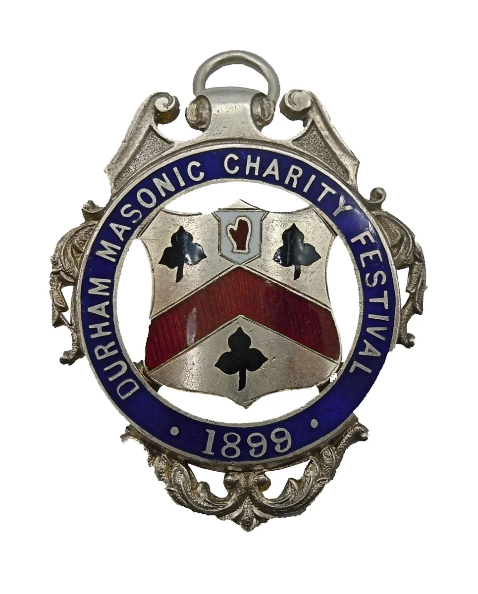 Original Silber Masonic Abzeichen von 1899 - Birmingham