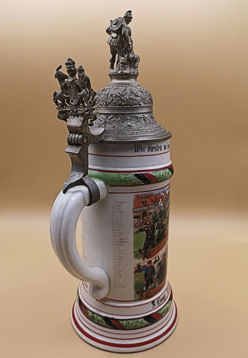 Reservistenkrug Tübingen Nr. 180 - Tambour Scheerer 1910/12
