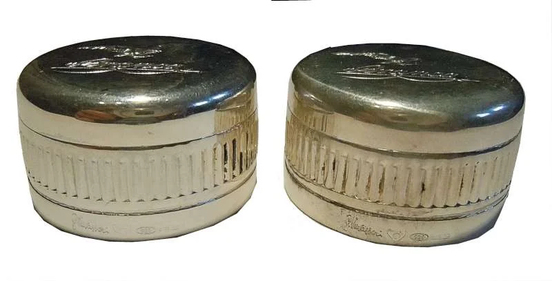 925 Silber Designer Flaschen Verschlüsse Giacomo Vavassori Mailand