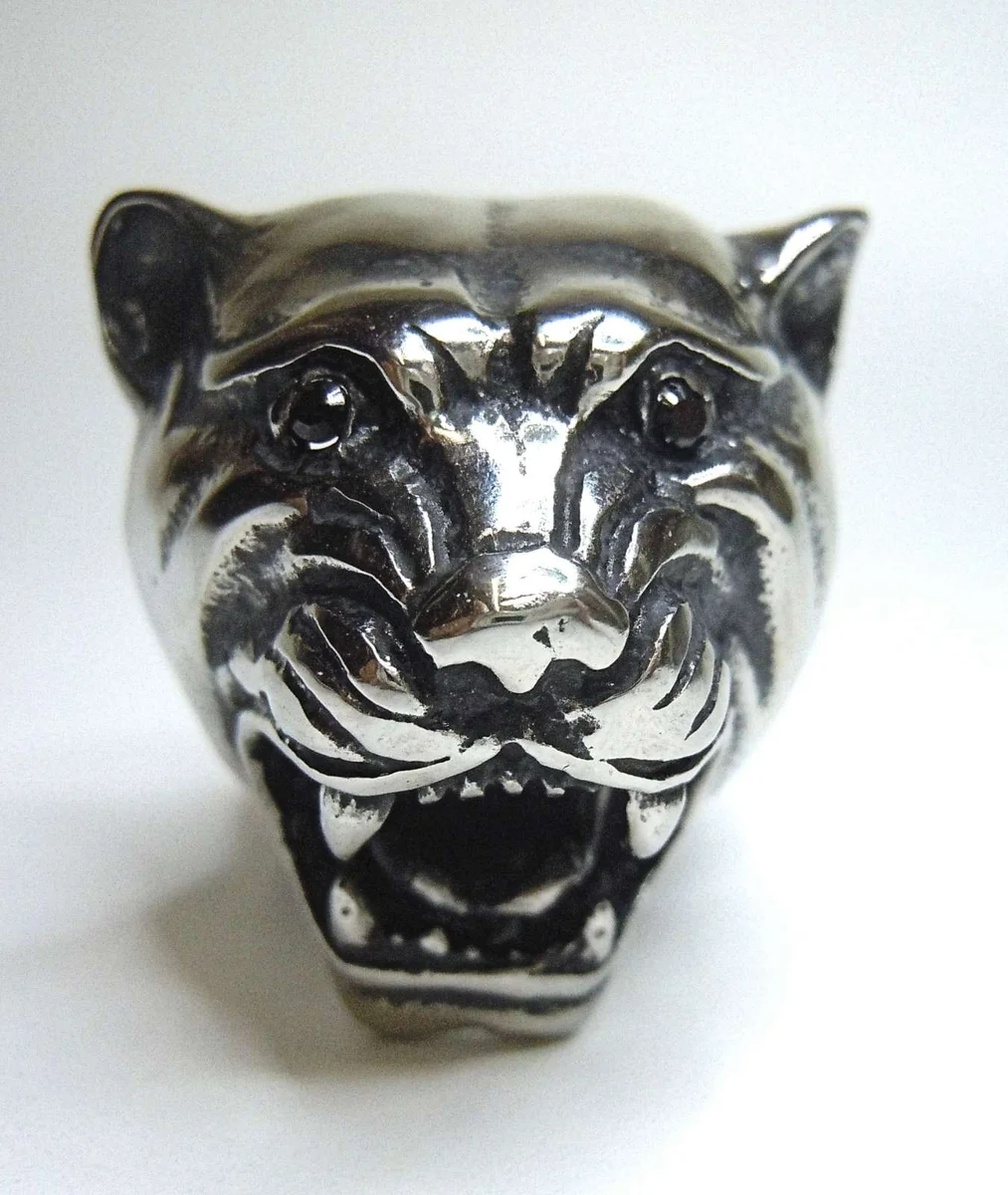 Hammer of Steel - sehr schwerer Panther Cougar Jaguar Football Ring  RG70