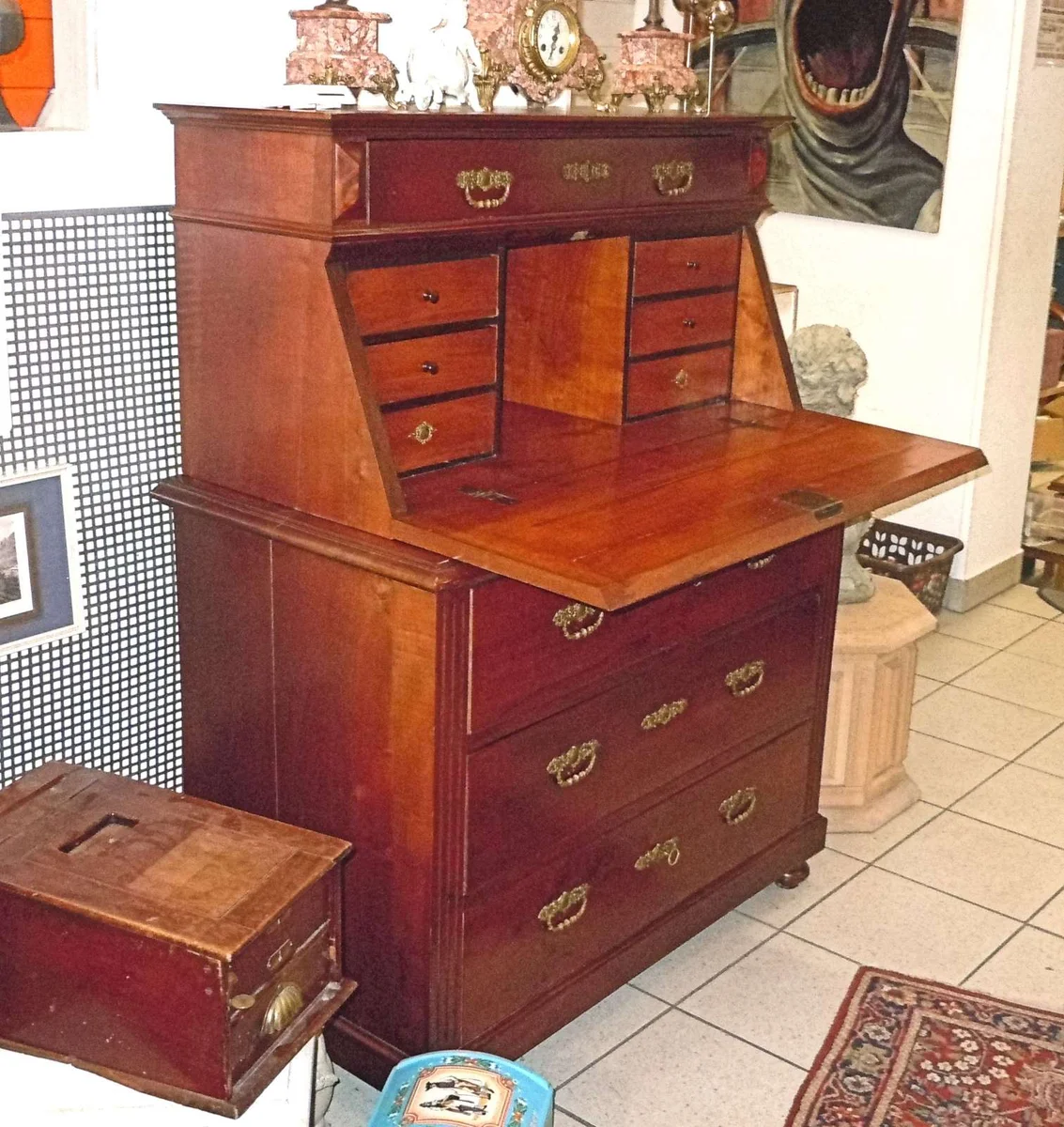 Biedermeier Damen Sekretär - um 1830 - guter Allgemeinzustand