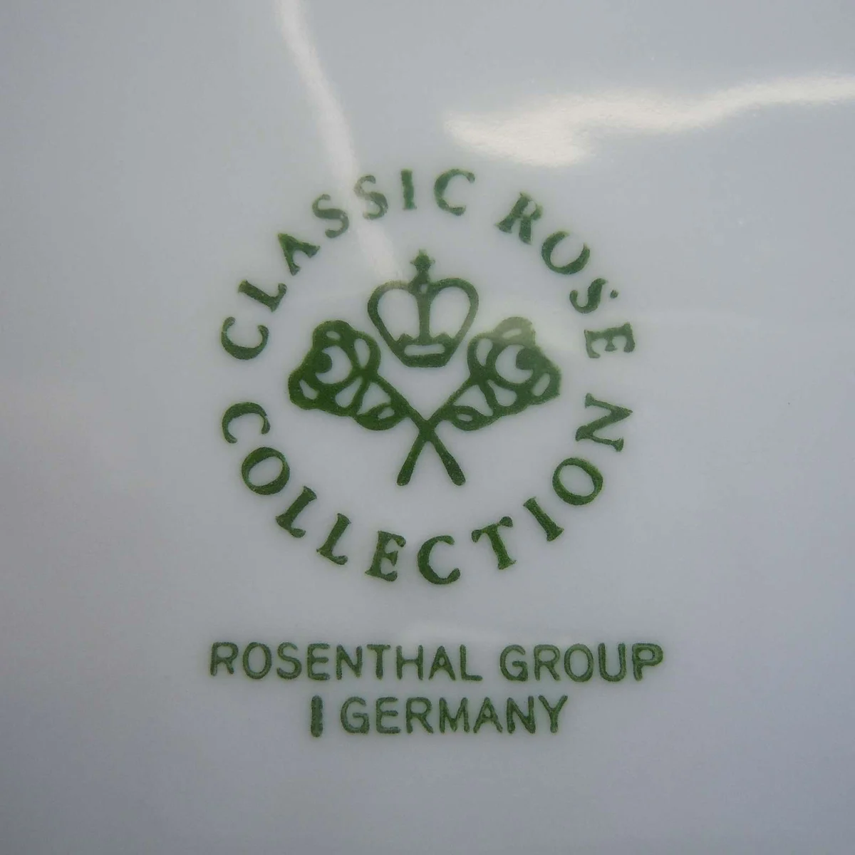 Rosenthal - Monbijou Grüne Ranke - Köngskuchenplatte - L 35,5 cm