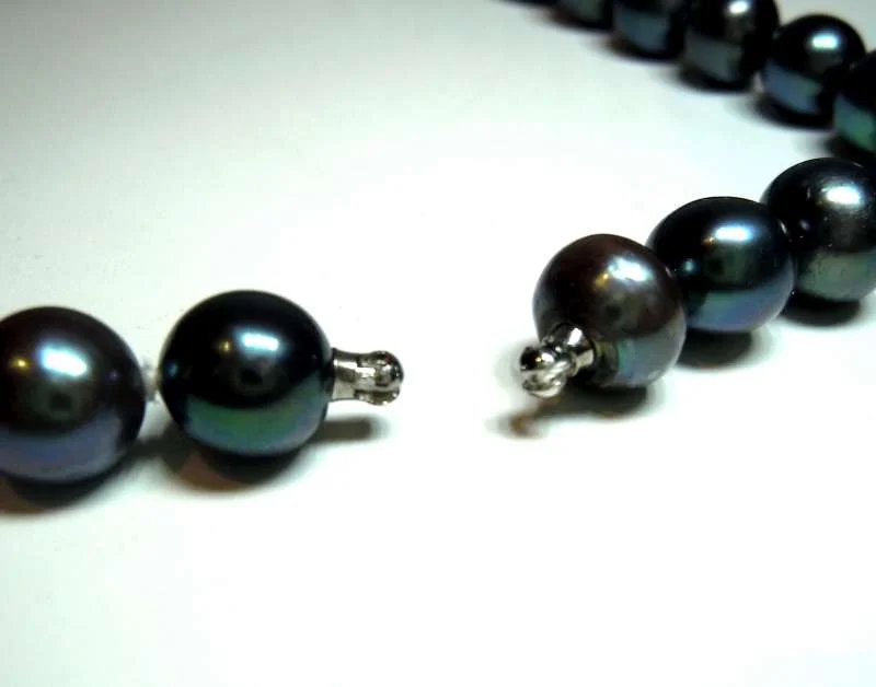 Wechselschließensystem Collier Tahitiperle 8,5 mm
