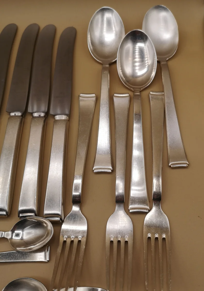 WMF Menue Besteck Dekor 2500 Bauhaus Kurt Mayer (30 -teilig)