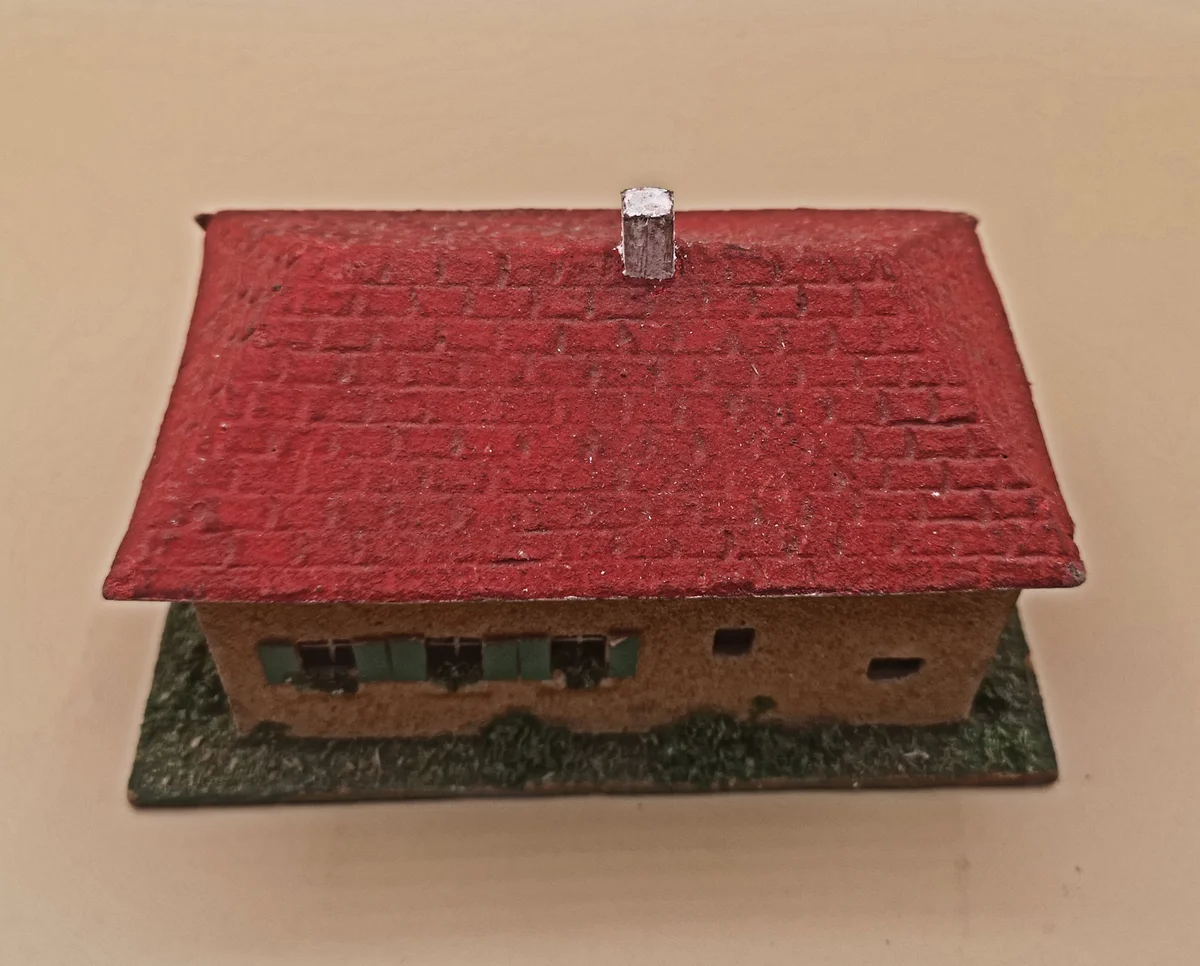 Vau-Pe Nr. ? Haus 50er  - Original Modellhaus H0 - Handgefertigt aus Naturmaterialien (8)