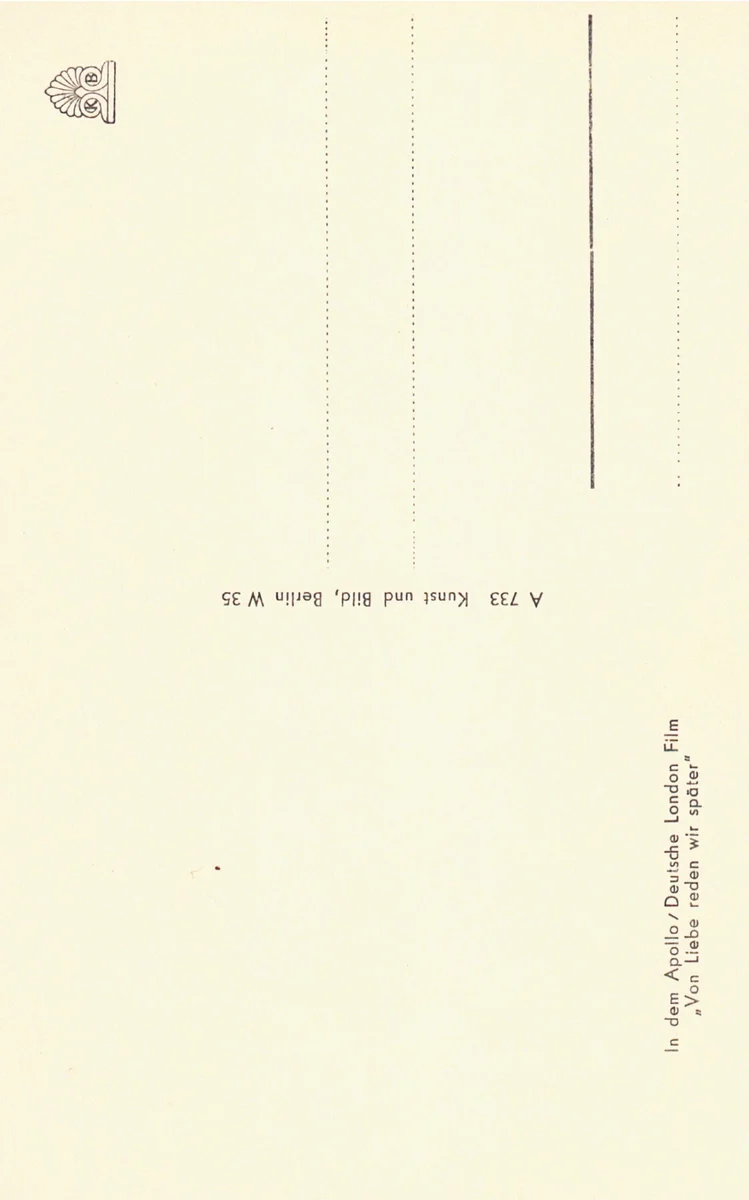 Original Autogramm Gustav Fröhlich von 1953 deutscher London Film
