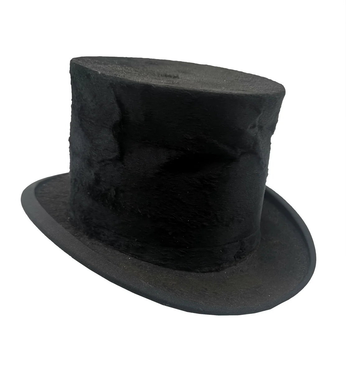 Antiker Felbel Seidenglanz Zylinder (ca. 1930) HG56 mit Zubehör