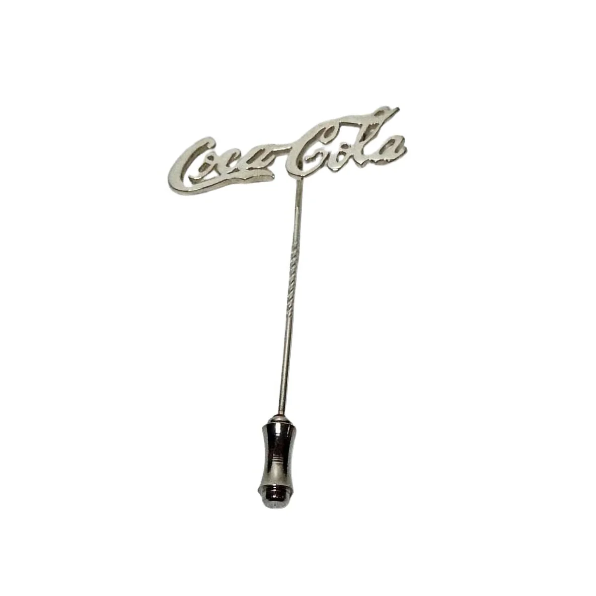 Seltene Coca-Cola Anstecknadel aus den 50er Jahren – 925 Silber Sammler-Rarität