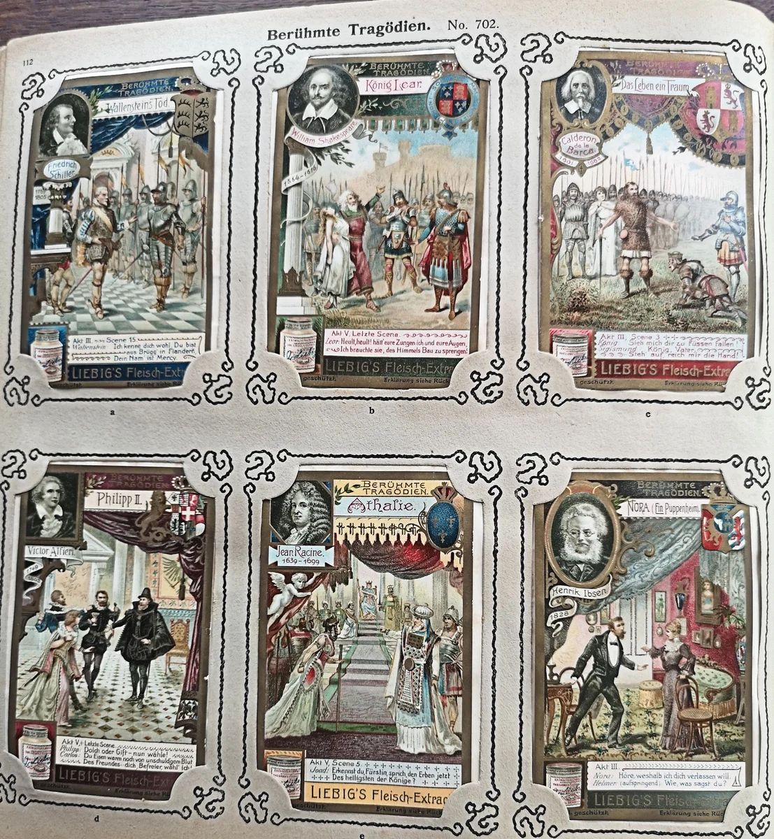 Liebig Sammelbilderalbum der Jahre 1904 - 1906 mit 630 Bilder