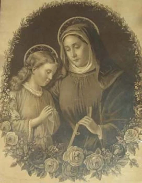 Hl. Anna Lithographie