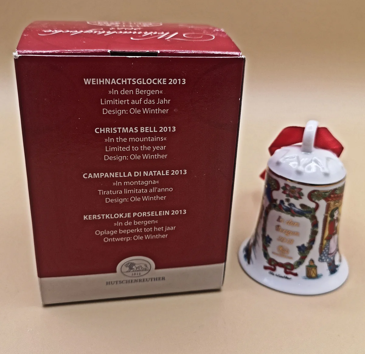 SAMMELEDITION Hutschenreuther Weihnachtsglocke 2013 Ole Winther