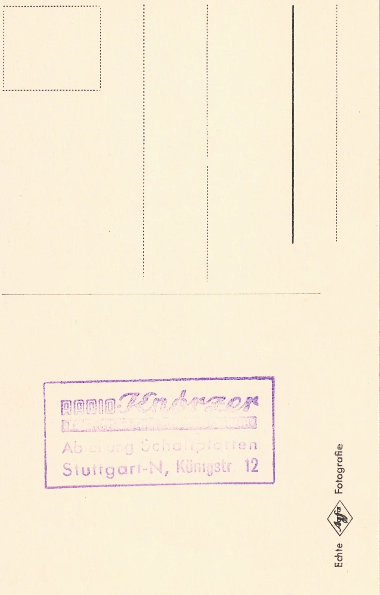 Original Autogramm  Barnabas von Geczy 1958  Polydor