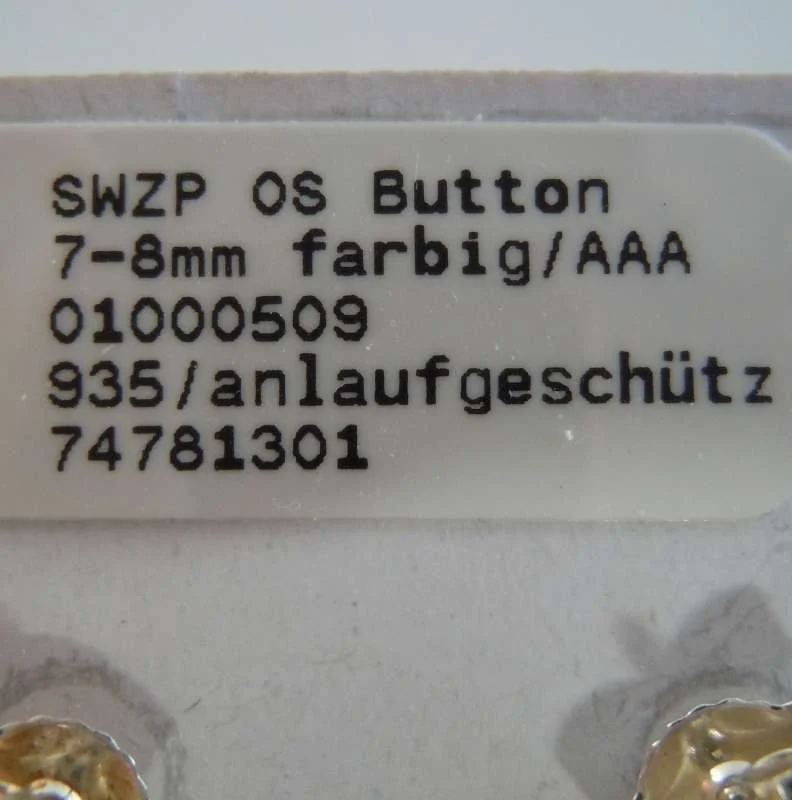 Paar Ohrstecker Süßwasser Zuchtperle 935 Silber  #04/ 7-8 mm / grün 1