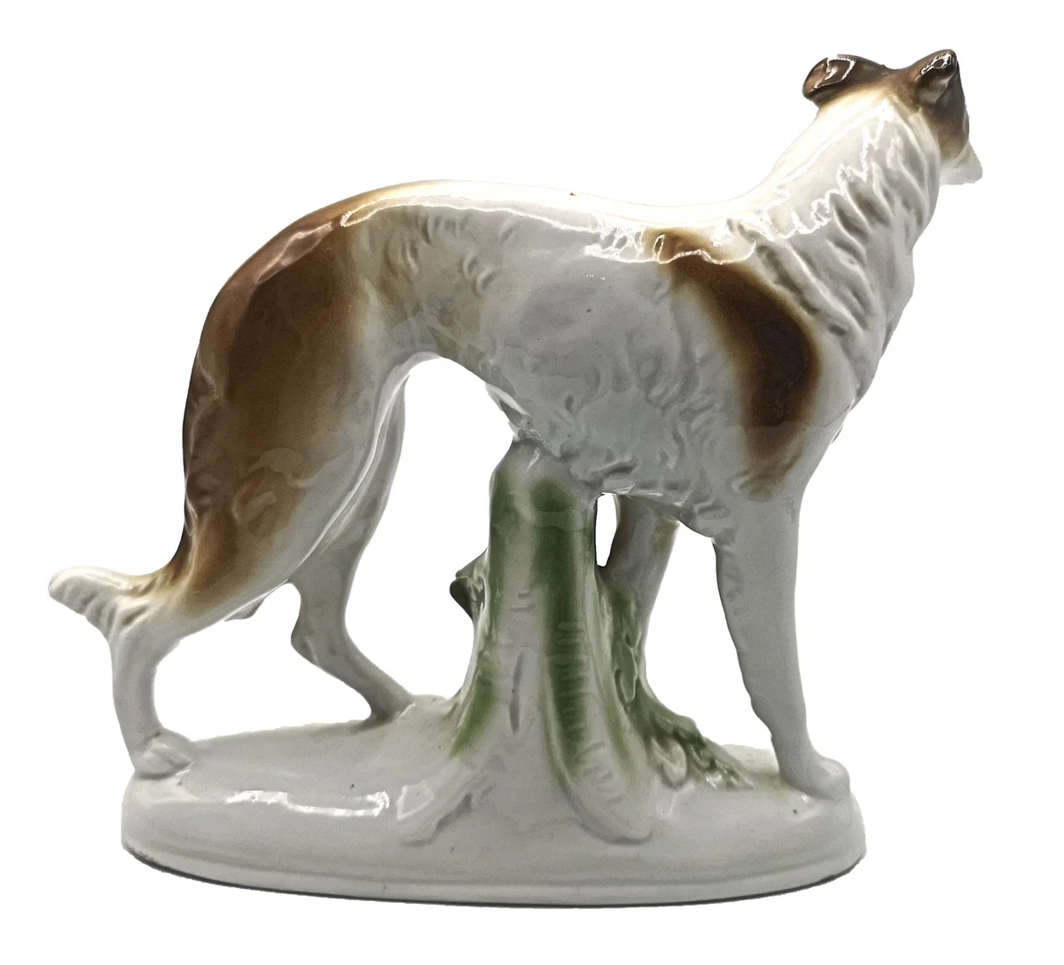 Porzellan Windhund / Barsoi  Fasold & Stauch aus Thüringen um 1925