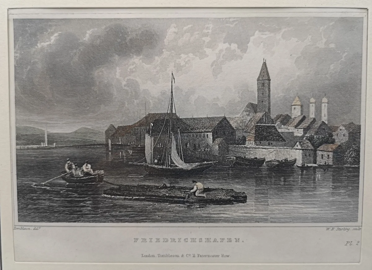 Schöne Ansicht vom Bodensee aus - Friedrichshafen