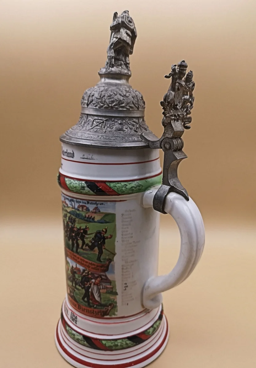 Reservistenkrug Tübingen Nr. 180 - Tambour Scheerer 1910/12