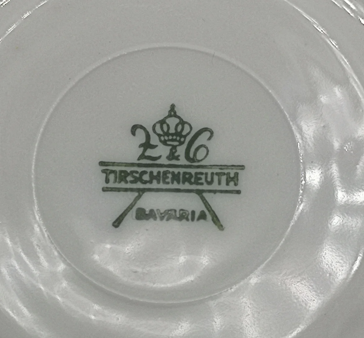 6 Mocca Tassen - Blütendekor - Tirschenreuth 30er Jahre
