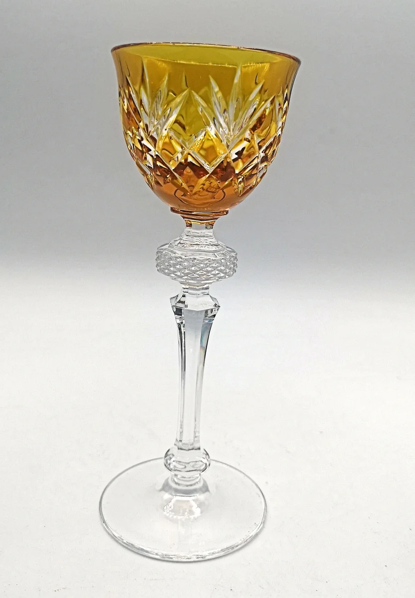 WMF Likörglas Cristal Cabinet handgeschliffen - sehr edel Bernstein
