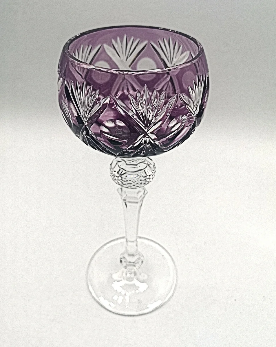 WMF Weinglas Cristal Cabinet handgeschliffen - sehr edel  Violett