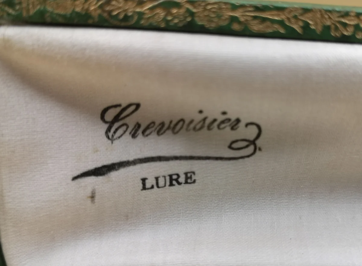 Jugendstil Silber Zuckerzange teilvergoldet - Frankreich um 1910