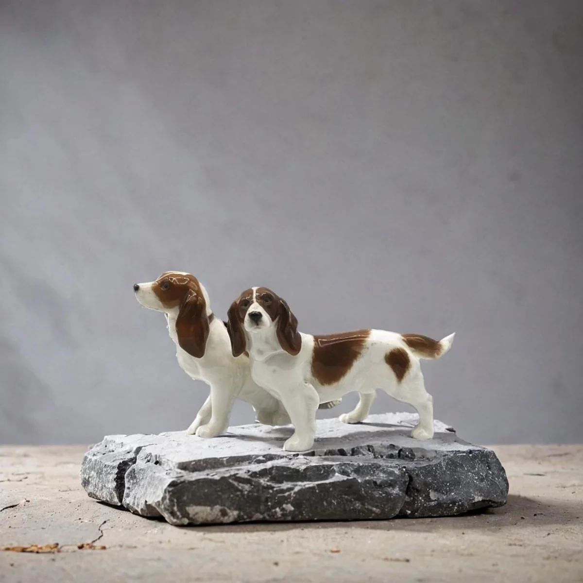 Hutschenreuther Porzellan Figur 2 Cockerspaniel
