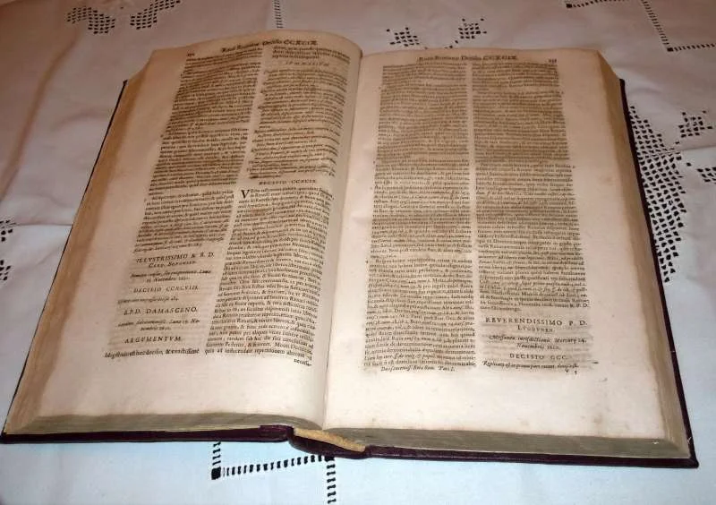 Original Römische ROTA 1649 – Katholischer Kirchen- & Juristen-Schatz aus dem Vatikan