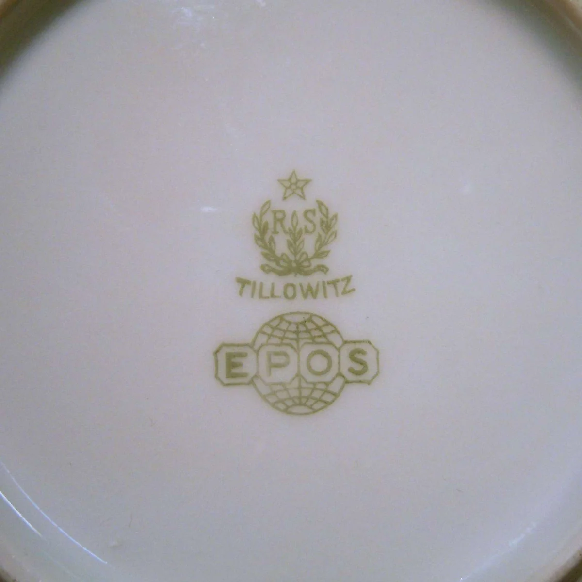 Porzellan Keks Gebäck Set Ensemble Tillowitz EPOS  um 1930