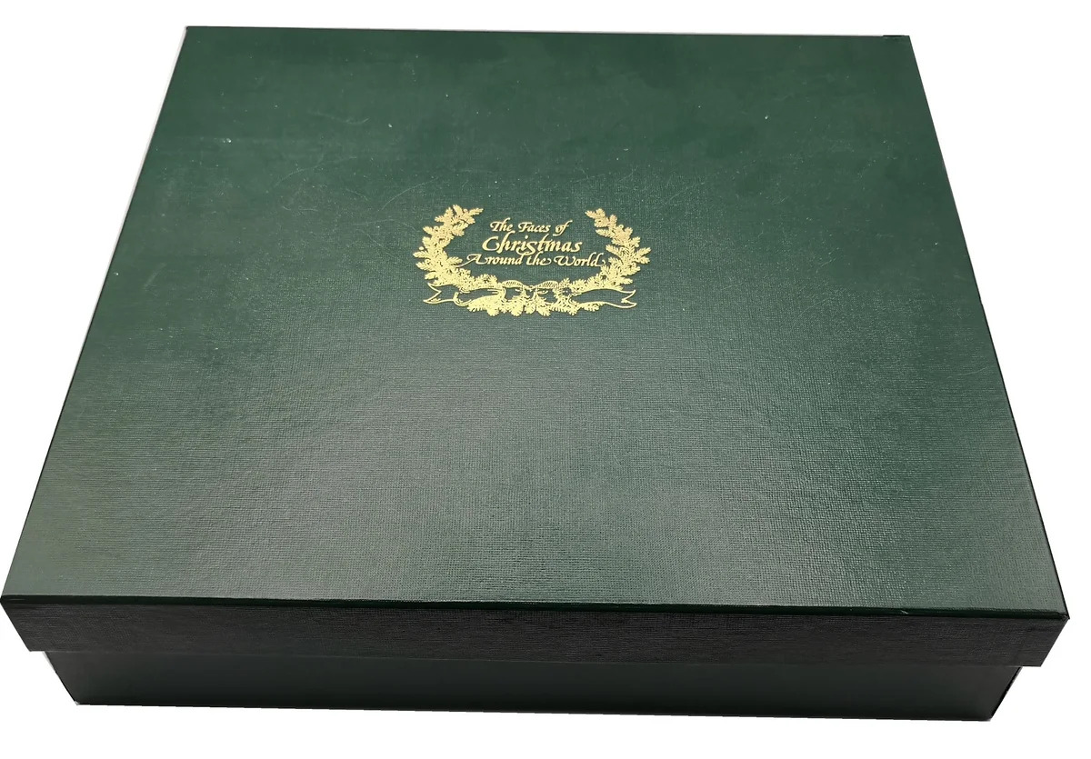 Franklin Mint Porzellanskulpturen Sammlung für den Christbaum handbemalt
