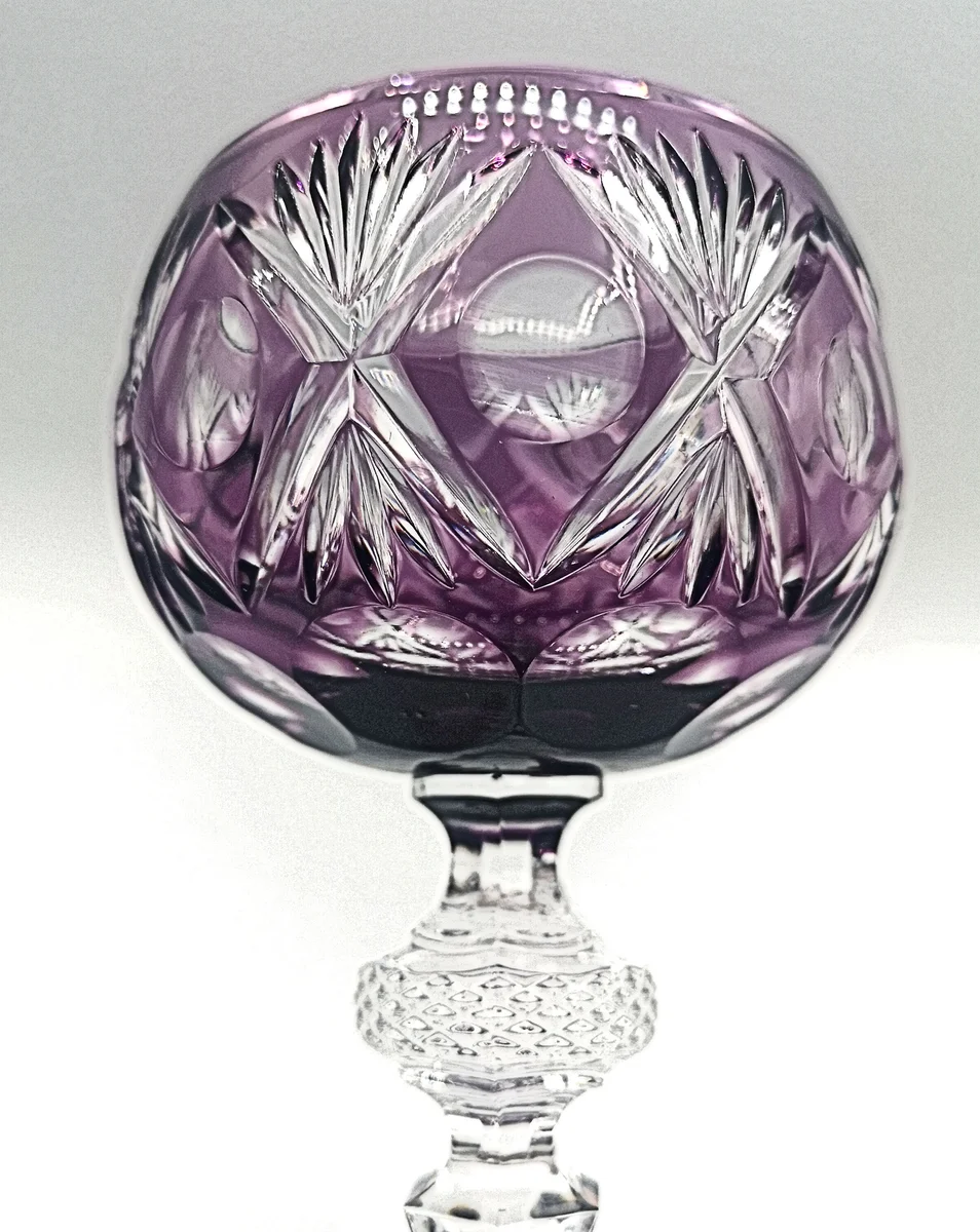 WMF Weinglas Cristal Cabinet handgeschliffen - sehr edel  Violett